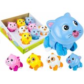 Lovely Wind-up Kittens Clockwork Wind Up Toy Moving Running Cat