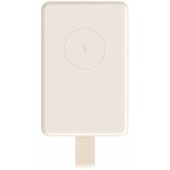 Magnetinis išorinis akumuliatorius 6000 mAh baltas