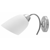 Classic single wall lamp Activejet NIKITA nickel E27 for the living ro