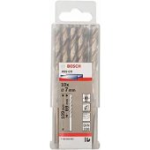 Bosch HSS-Co metalinis spiralinis grąžtas, DIN 338, 7.0mm (10 vnt., darbinis le