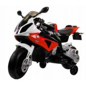 Elektrinis vaikiškas motociklas BMW S1000RR raudonas
