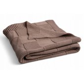 SQUARE CHECKS 80x100cm Brown