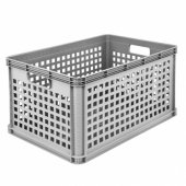 Basket Grey Robert 60x40x32cm