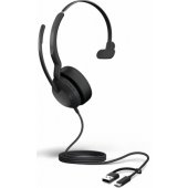 Evolve2 50 USB-A/ USB-C UC Mono Black