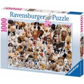 Dėlionė „1000 Dogs Galore“