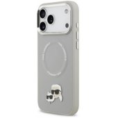 Karl & Choupette Pins MagSafe Case iPhone 17 Pro Gray