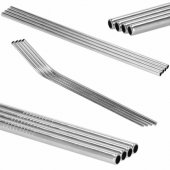 Metal straws Springos KI0030 10pcs