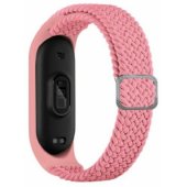 Xiaomi Mi Band 3/ 4 tekstilinis dirželis, rožinis