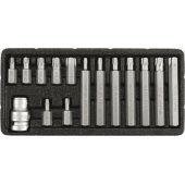 Yato apsauginiai Torx atsuktuvo antgaliai T20-T55, 15 vnt. (YT-0417)