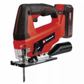 EINHELL Power X-Change cordless jigsaw TC-JS 18/ 70 Li, 18 Volt red/ bla