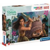 Clementoni dėlionė 60 Maxi Super Kolor Raya & The Last Dragon, universali