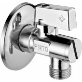 Deante Kampinis rutulinis ventilis 1/ 2" - 3/ 8" - kartoninėje dėžutėje
