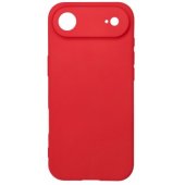 Minkštas telefono dėklas iPhone 17 Air, raudonas