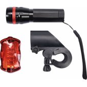 Vorel Bicycle lamp set front+rear 3W 5 led 150lm 3x1.5VAA+2x1.5V