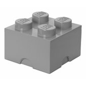 Room Copenhagen LEGO Storage Brick 4 grey - RC40031740