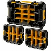 Stanley PRO-STACK organizatorių rinkinys (juoda/ skaidri, 3-pi