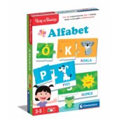 Mokomųjų žaidimų rinkinys „Alphabet Learn & Have Fun“, lenkų kalba Clementoni