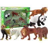LeanToys 6 laukinių gyvūnų safario figūrėlių rinkinys, tigras