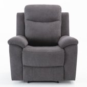 Recliner armchair MILO with electric mechanism, grey