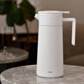 Termosas su keramine danga, baltas, 800ml