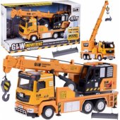 Jokomisiada Construction crane car with sound and light