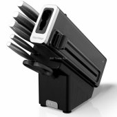 StaySharp Stainless 6-Piece Knife Set & Wood Block – K62006EUUK