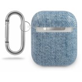GUACA2TPUJULLB Denim triangle case for Airpods 1/ 2 Light blue