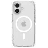 Ultra Hybrid MagSafe dėklas iPhone 17, skaidrus matinės baltos spalvos