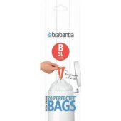 Brabantia šiukšlių maišai 5 l dydis B 20 vnt. 311741