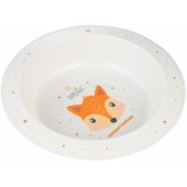 Plastikinis dubenėlis vaikams 270 ml CUTE ANIMALS 4/ 412, oranžinis