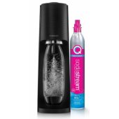 Sodastream Terra saturator + 2 bottles + gas Black