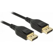 DeLOCK DisplayPort cable 8K (black, 2 meters)
