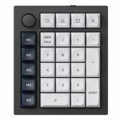 Q0 Max RGB QMK|VIA versija su rankenėle, skaitmeninė klaviatūra (blac