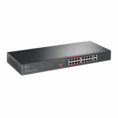 TP-LINK TL-SL1218P network switch Fast Ethernet (10/ 100) Black