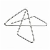 Metal Butterfly Cross Clips for Office Documents 28 mm 50 pcs.