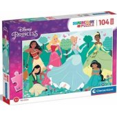 Clementoni dėlionė 104 Maxi Super Color Princess