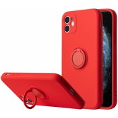 Silikoninis žiedas, skirtas Xiaomi Redmi 10, raudonas