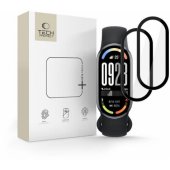 Stiklinė apsauginė plėvelė Glass Flex Xiaomi Smart Band 10 / 10 NFC, juoda, 2 vnt.