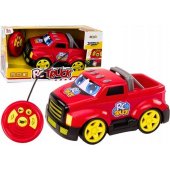 Cartoon Car Remote Controlled Lights Sounds Red