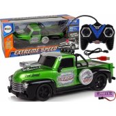 Remote Controlled 1:18 Green Pick-up Truck