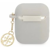 4G Charms Silicone Case for Airpods 1/ 2 Gray