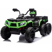 Quad ATV 6 Wheels With Trailer JC606 24V 4x4 Green