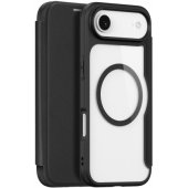 Skin X Pro dėklas–piniginė, suderinamas su MagSafe, iPhone 17 Air, juodas