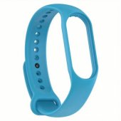 Silikoninis dirželis Xiaomi Mi Band serijai 3/ 4/ 5/ 6/ 7, mėlynas