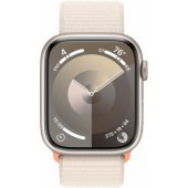Watch Series 9 Cellular 45 mm žvaigždžių šviesos/ žvaigždžių šviesos sportinė apyrankė (Loop)