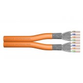 Digitus Professional Cat7 S/ FTP installation cable duplex, Dca (orange