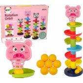 Educational Ball Slide 6 Levels Pig Basket Sorter