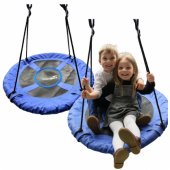 Garden Swing Stork®s Nest For Children Blue 80cm