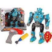 Screwing Robot Weapon Drill Screwdriver Lights Sound Turquoise