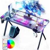 RGB Gaming desk (122x60X75cm) + remote control